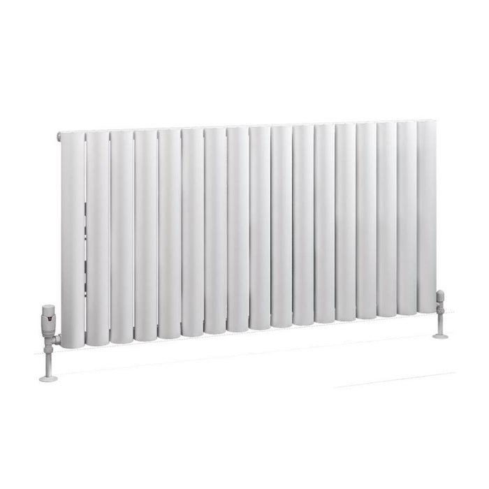 Eastbrook Kelmscott Aluminium Horizontal Designer Radiator - Matt White