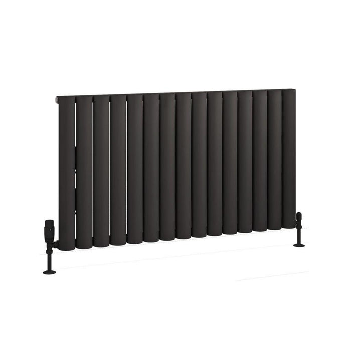 Eastbrook Kelmscott Aluminium Horizontal Designer Radiator - Matt Anthracite