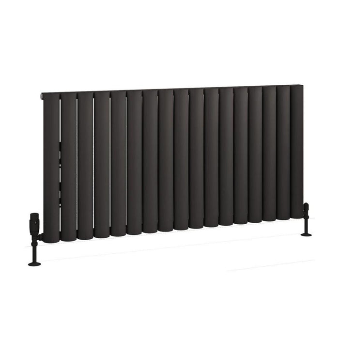 Eastbrook Kelmscott Aluminium Horizontal Designer Radiator - Matt Anthracite
