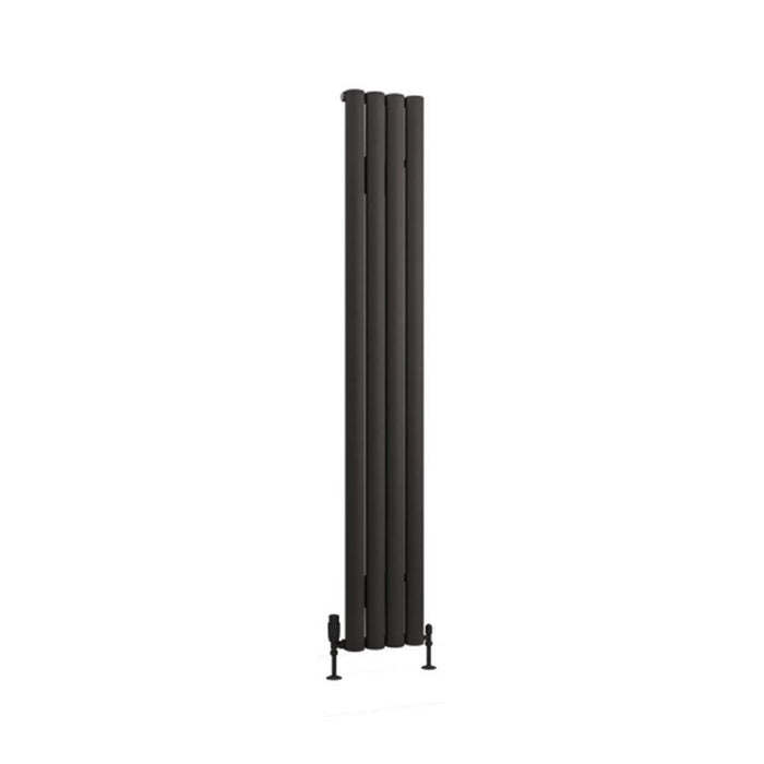 Eastbrook Kelmscott Aluminium Vertical Designer Radiator - Matt Anthracite