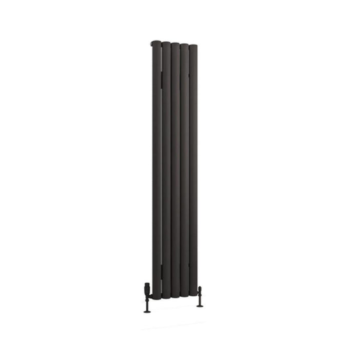 Eastbrook Kelmscott Aluminium Vertical Designer Radiator - Matt Anthracite