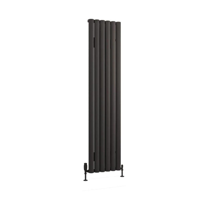 Eastbrook Kelmscott Aluminium Vertical Designer Radiator - Matt Anthracite