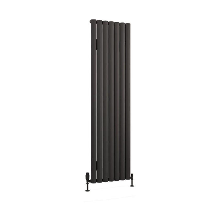 Eastbrook Kelmscott Aluminium Vertical Designer Radiator - Matt Anthracite