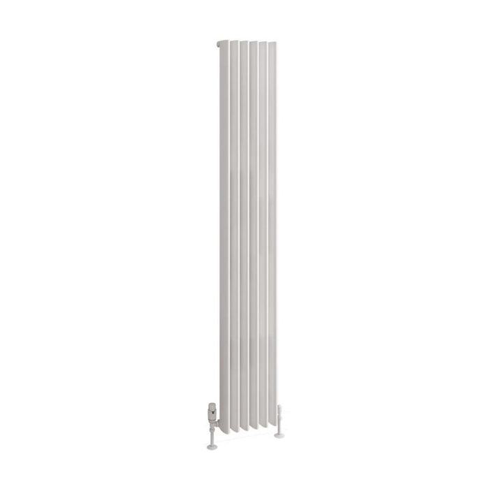 Eastbrook Witney Aluminium Vertical Designer Radiator - Matt White