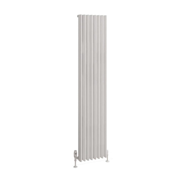 Eastbrook Witney Aluminium Vertical Designer Radiator - Matt White