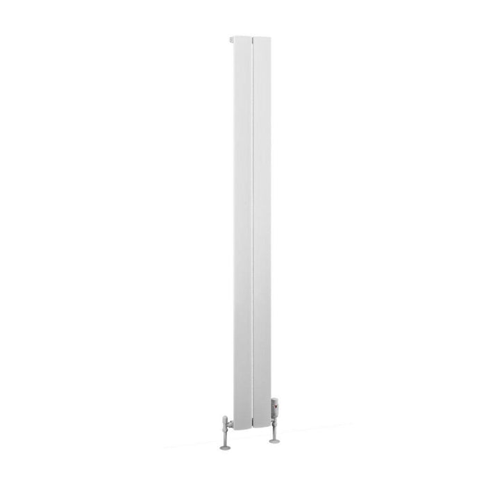 Eastbrook Malmesbury Aluminium Vertical Designer Radiator - Matt White