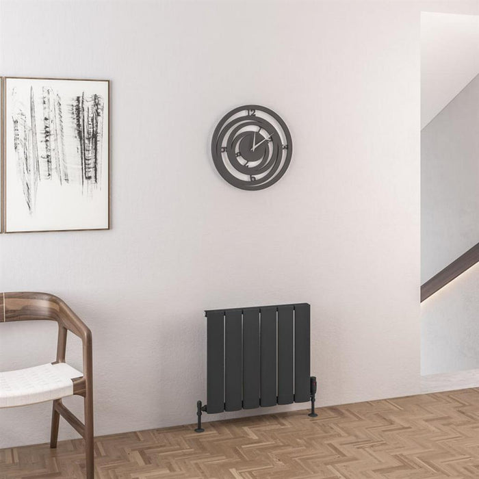Eastbrook Malmesbury Aluminium Horizontal Designer Radiator - Matt Anthracite