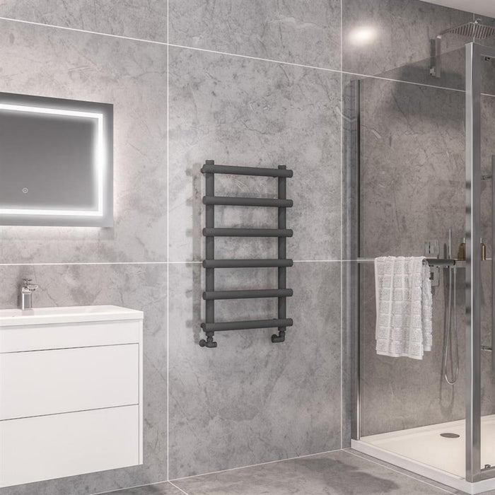 Eastbrook Marlow Vertical Designer Heated Towel Rail - Matt Anthracite