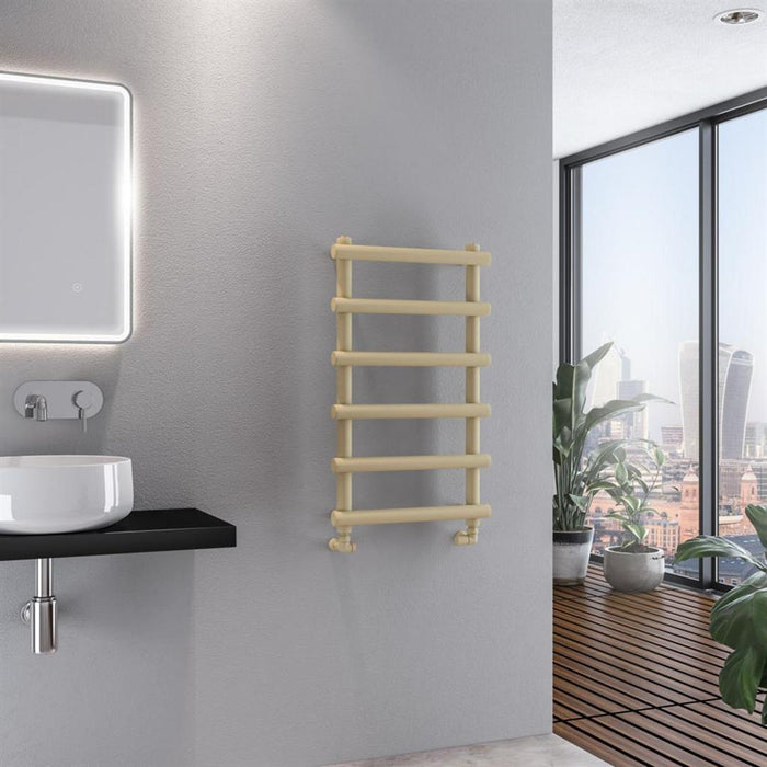 Eastbrook Marlow Vertical Designer Heated Towel Rail - Matt Cappuccino