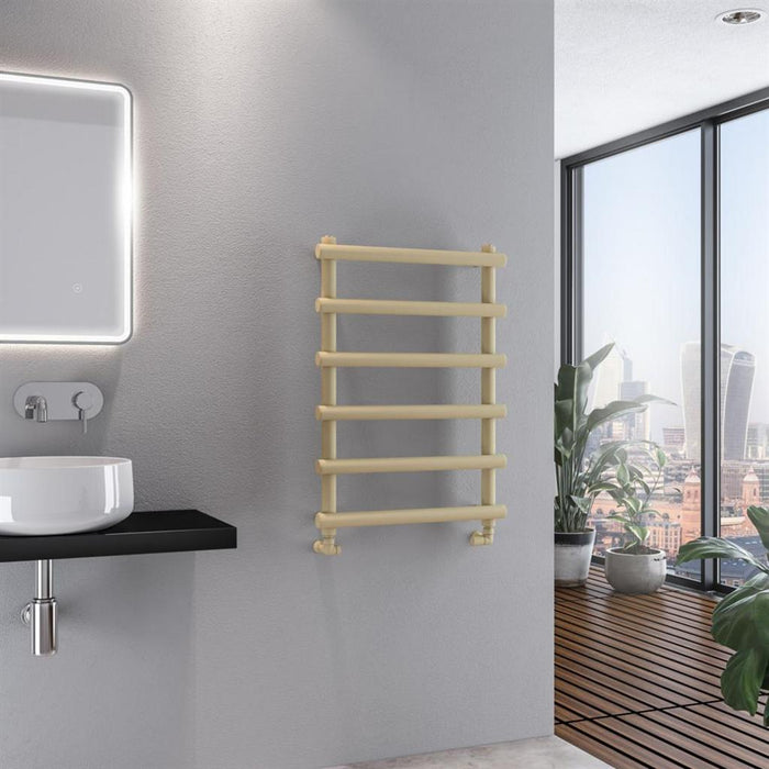 Eastbrook Marlow Vertical Designer Heated Towel Rail - Matt Cappuccino