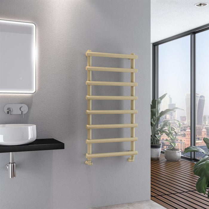 Eastbrook Marlow Vertical Designer Heated Towel Rail - Matt Cappuccino