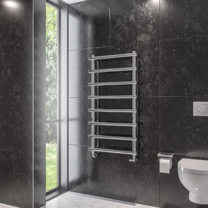 Eastbrook Marlow Vertical Designer Heated Towel Rail - Chrome