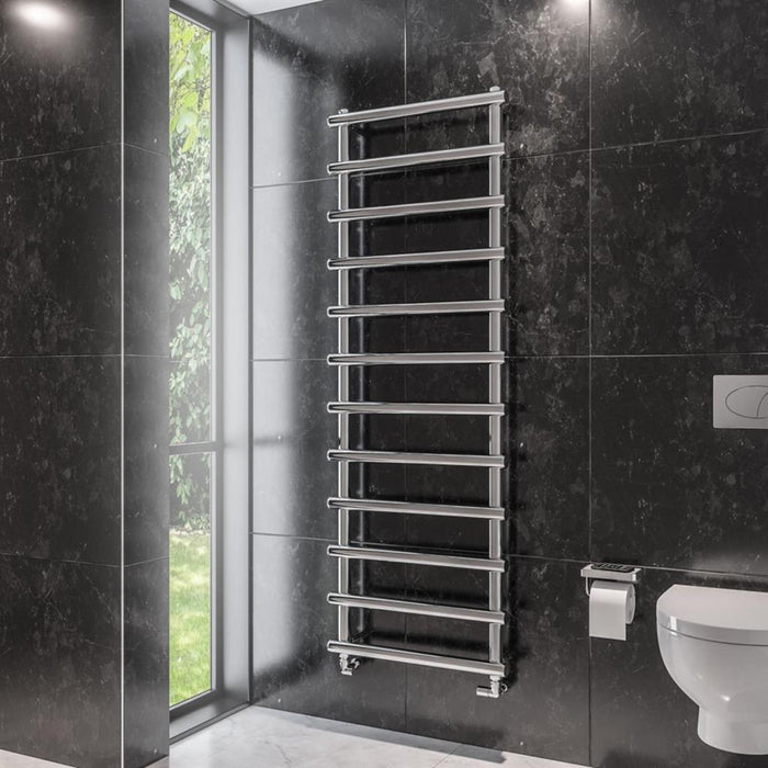 Eastbrook Marlow Vertical Designer Heated Towel Rail - Chrome