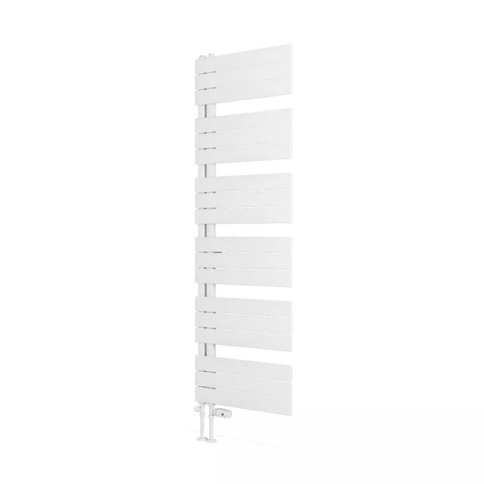 Eastbrook Helmsley Vertical Designer Heated Towel Rail - Matt White