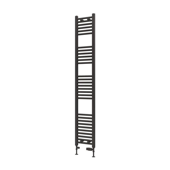 Eastbrook Wingrave Straight Heated Towel Rail - Matt Anthracite