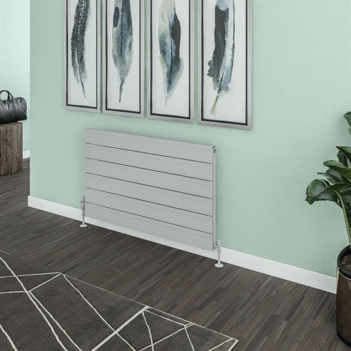 Eastbrook Berkeley Aluminium Horizontal Designer Radiator - Matt Grey