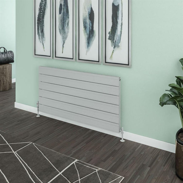 Eastbrook Berkeley Aluminium Horizontal Designer Radiator - Matt Grey