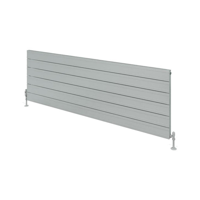 Eastbrook Berkeley Aluminium Horizontal Designer Radiator - Matt Grey
