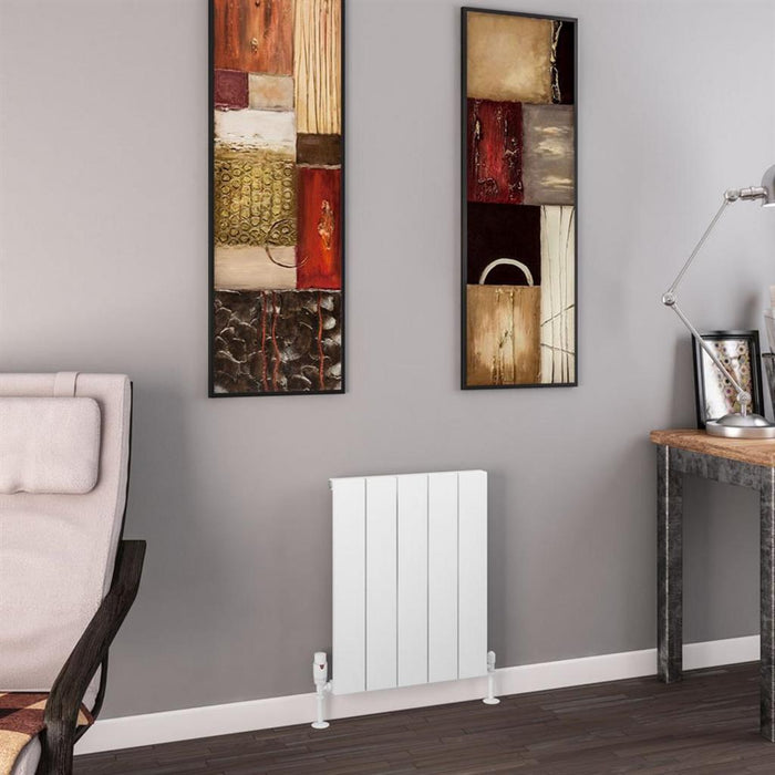 Eastbrook Charlton Aluminium Vertical Designer Radiator - Matt White