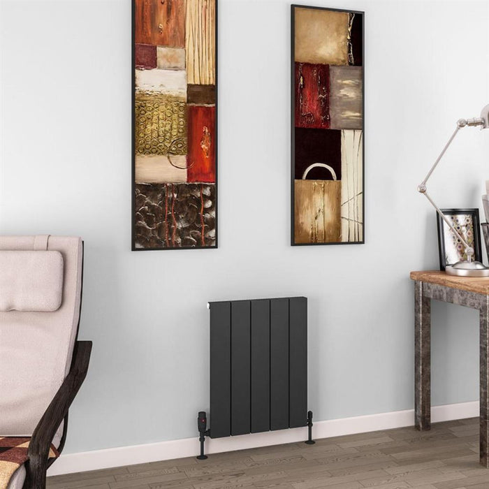 Eastbrook Charlton Aluminium Vertical Designer Radiator - Matt Anthracite