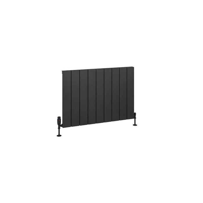 Eastbrook Charlton Aluminium Horizontal Designer Radiator - Matt Anthracite