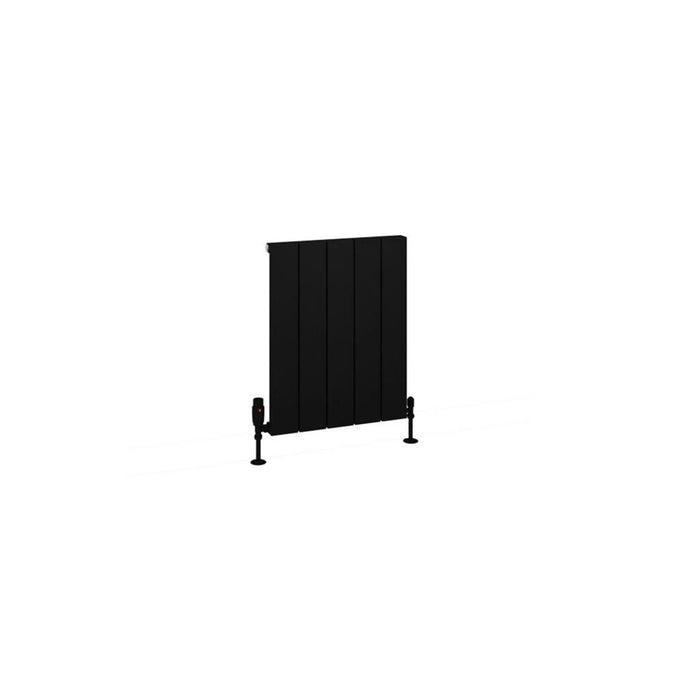 Eastbrook Charlton Aluminium Vertical Designer Radiator - Matt Black