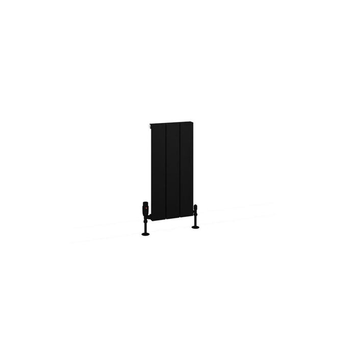 Eastbrook Charlton Aluminium Vertical Designer Radiator - Matt Black