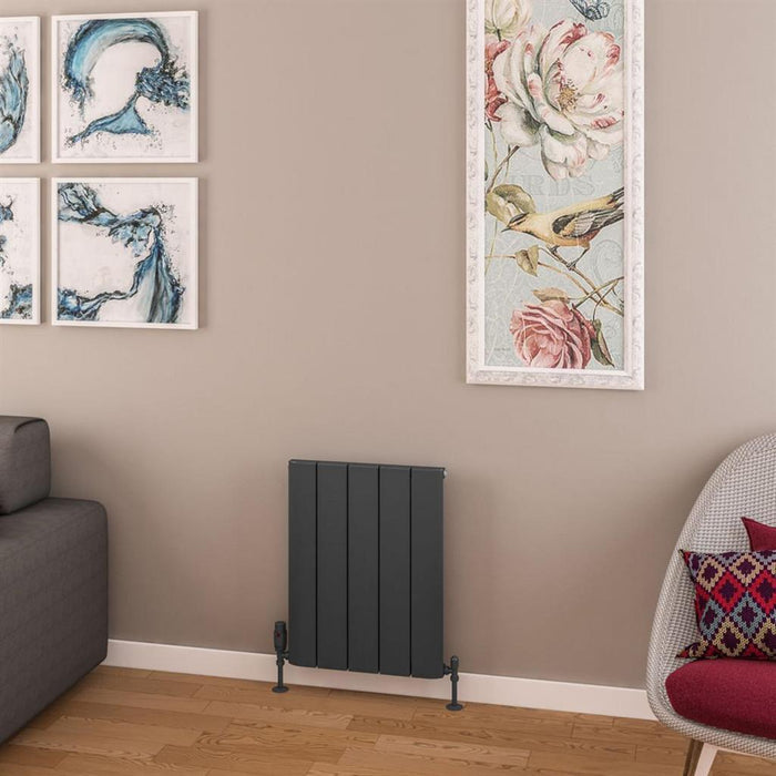 Eastbrook Withington Aluminium Vertical Designer Radiator - Matt Anthracite