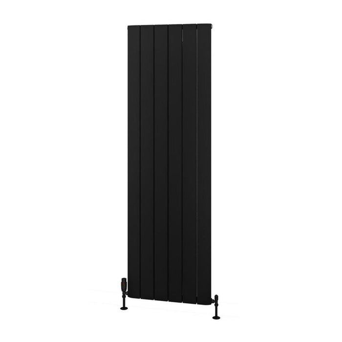 Eastbrook Withington Aluminium Vertical Designer Radiator - Matt Black