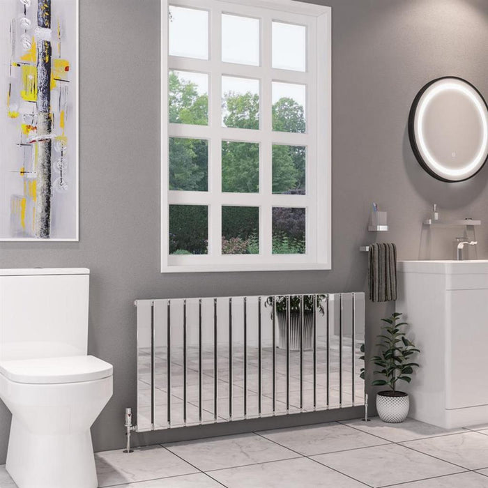 Eastbrook Deddington Horizontal Designer Radiator - Chrome