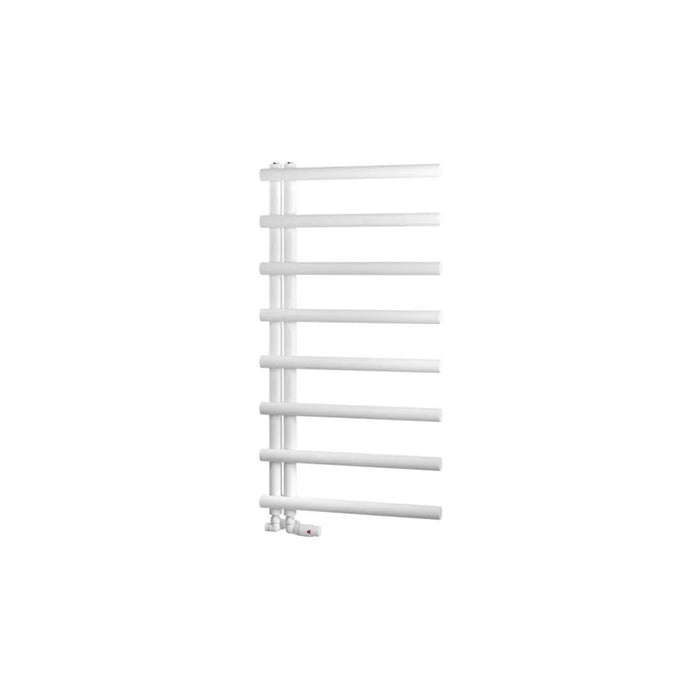 Eastbrook Marlow E-Style Vertical Designer Heated Towel Rail - Matt White