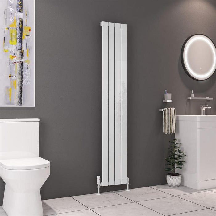 Eastbrook Deddington Vertical Designer Radiator - Gloss White