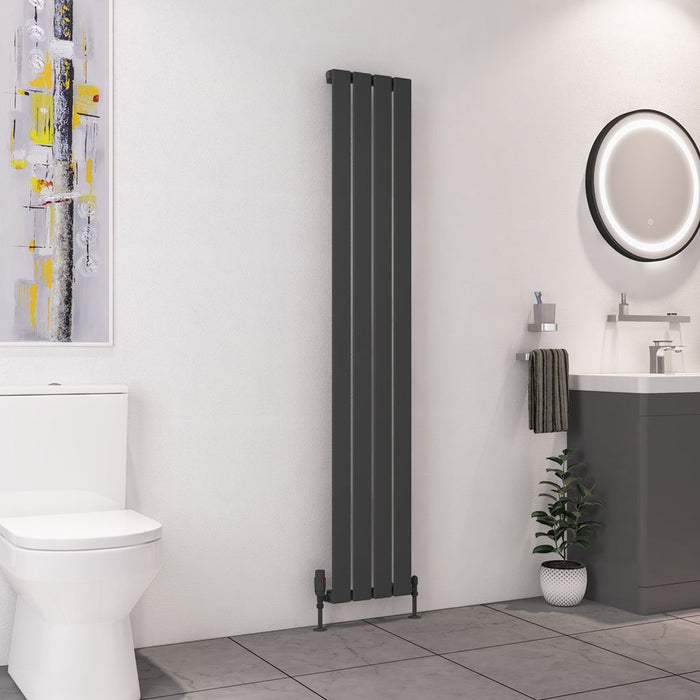 Eastbrook Deddington Vertical Designer Radiator - Matt Anthracite