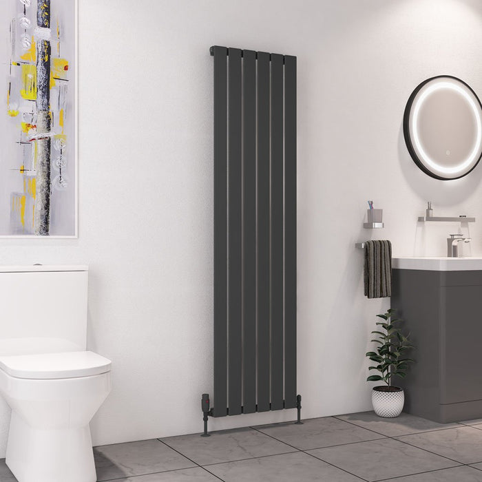 Eastbrook Deddington Vertical Designer Radiator - Matt Anthracite