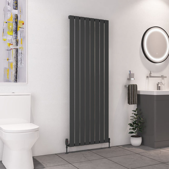 Eastbrook Deddington Vertical Designer Radiator - Matt Anthracite