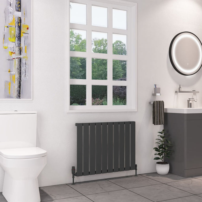 Eastbrook Deddington Horizontal Designer Radiator - Matt Anthracite