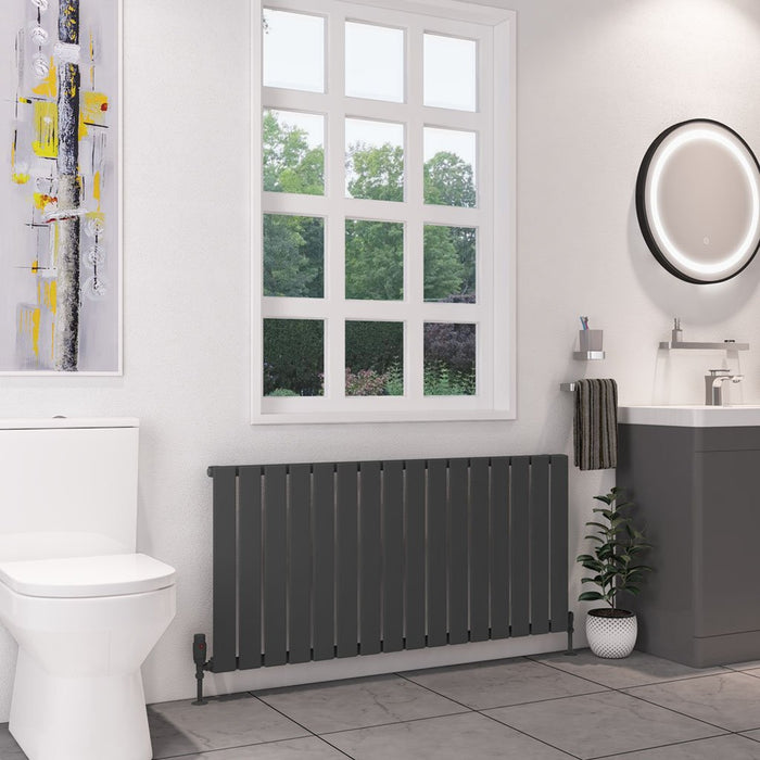 Eastbrook Deddington Horizontal Designer Radiator - Matt Anthracite