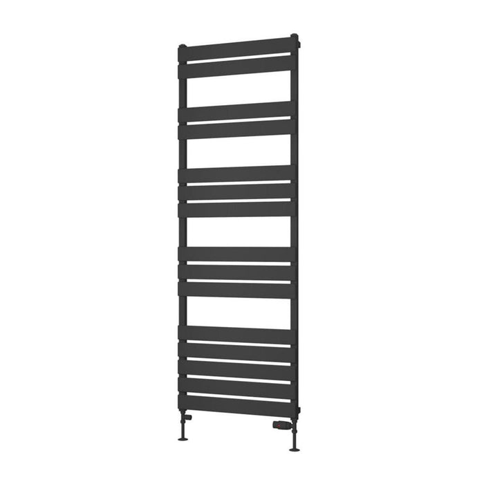 Eastbrook Deddington Vertical Designer Heated Towel Rail - Matt Anthracite