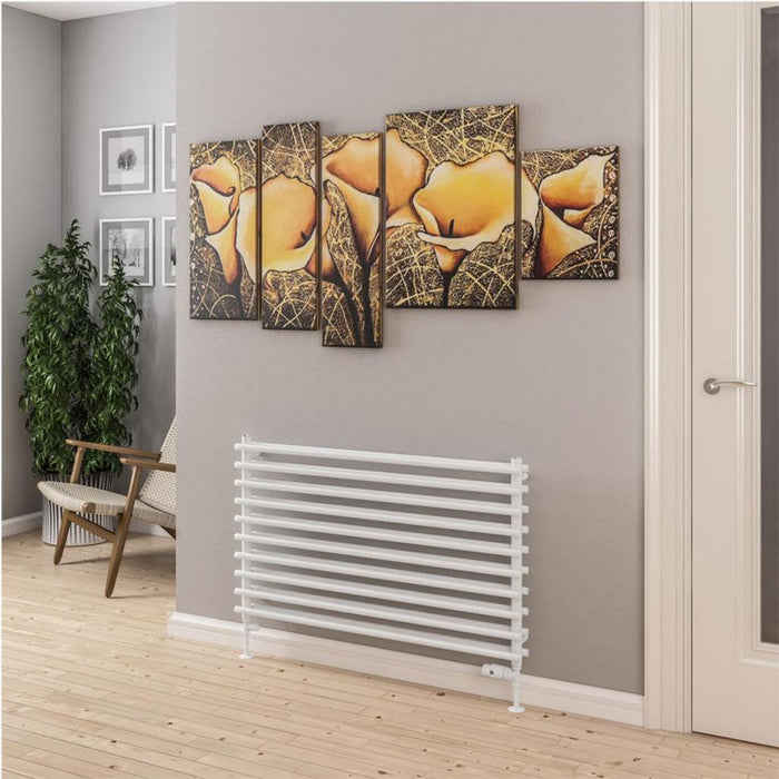 Eastbrook Murano Horizontal Designer Radiator - Gloss White