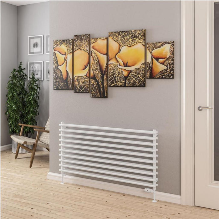 Eastbrook Murano Horizontal Designer Radiator - Gloss White