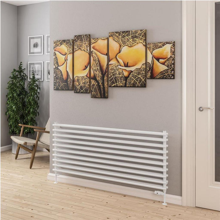 Eastbrook Murano Horizontal Designer Radiator - Gloss White