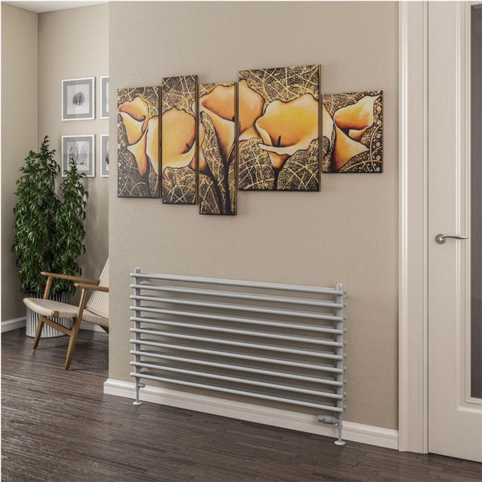 Eastbrook Murano Horizontal Designer Radiator - Matt Grey