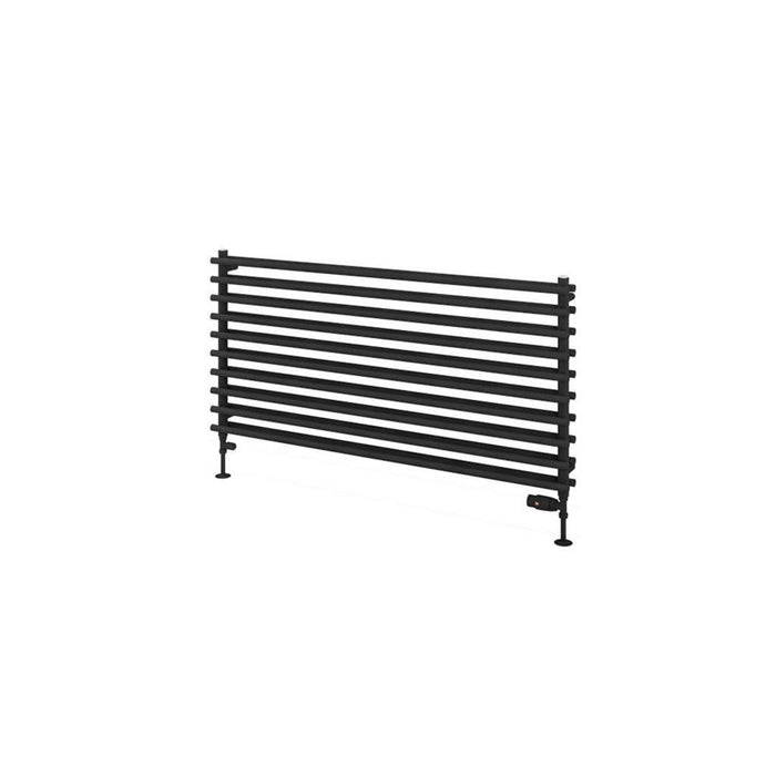 Eastbrook Murano Horizontal Designer Radiator - Matt Black