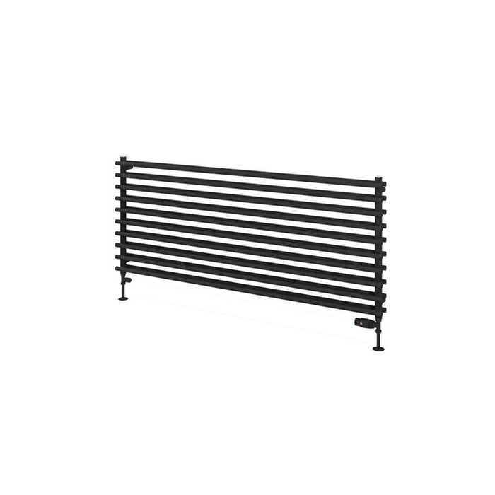 Eastbrook Murano Horizontal Designer Radiator - Matt Black