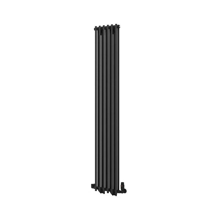 Eastbrook Murano Vertical Designer Radiator - Matt Black