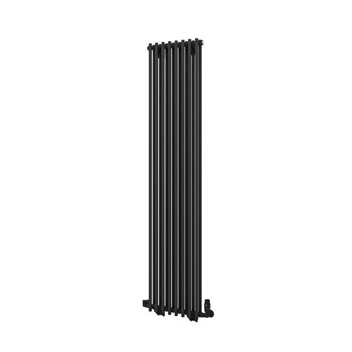 Eastbrook Murano Vertical Designer Radiator - Matt Black