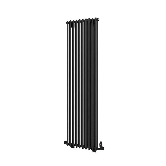 Eastbrook Murano Vertical Designer Radiator - Matt Black
