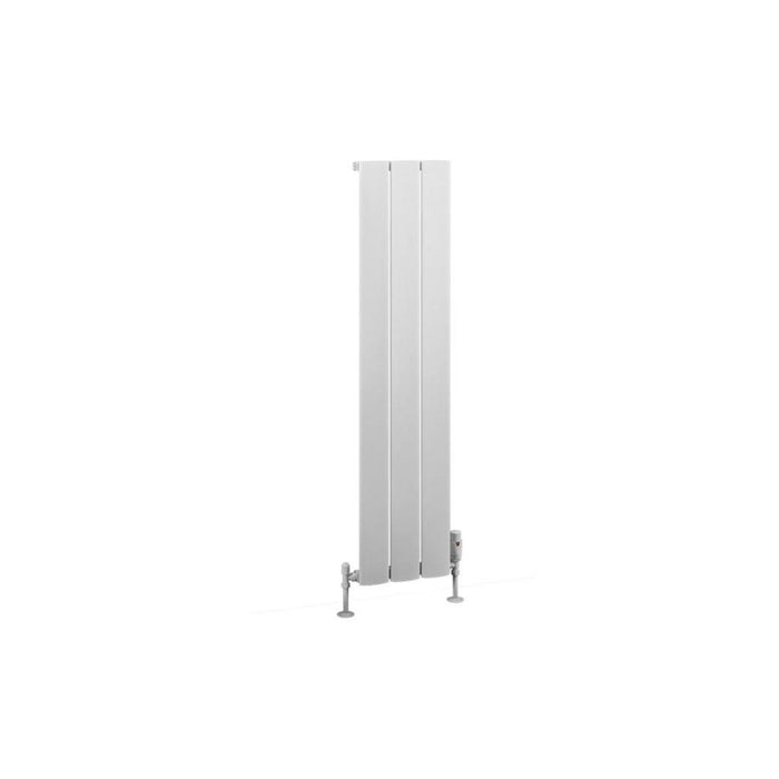 Eastbrook Malmesbury Aluminium Vertical Designer Radiator - Matt White