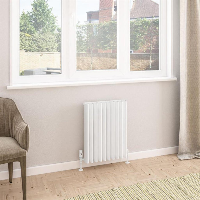Eastbrook Witney Aluminium Vertical Designer Radiator - Matt White