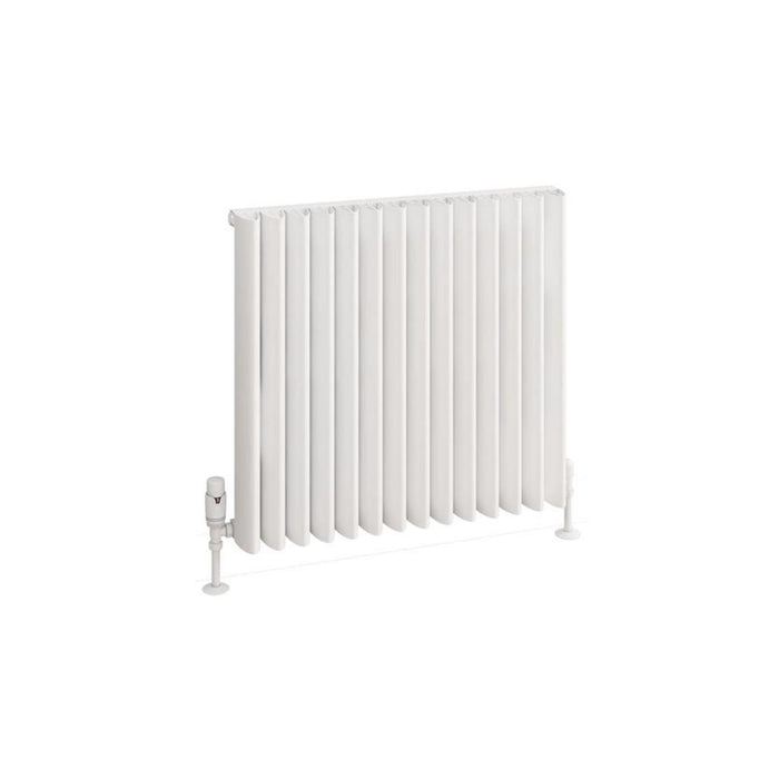 Eastbrook Witney Horizontal Aluminium Designer Radiator - Matt White